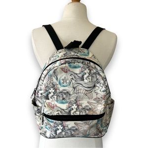 DISNEY Loungefly White The Little Mermaid Ariel Part Of Your World Mini Backpack